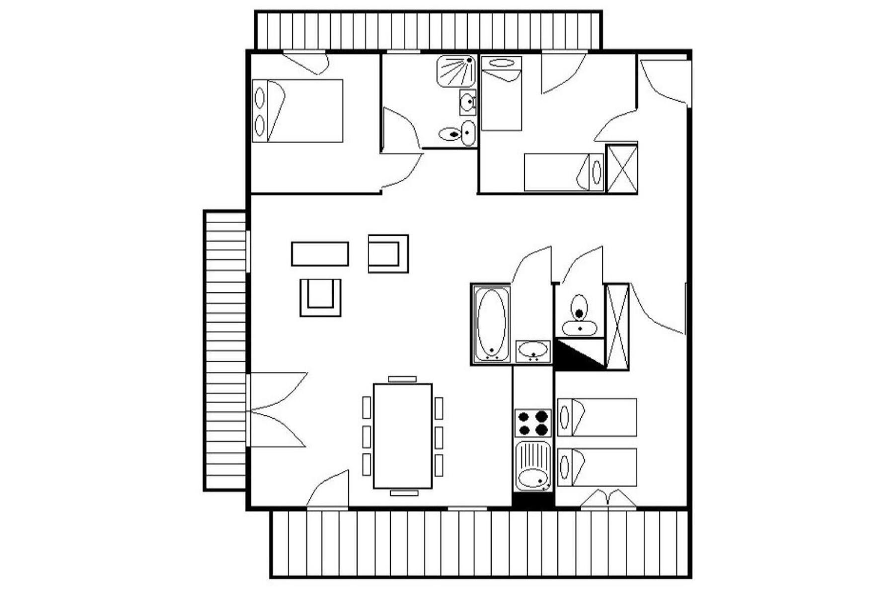 Residence Les Cristaux - Appartement Accueillant & Renove - Proche Des Pistes - Balcon - Sauna - Hammam - Wifi Mae-0254 Saint-Martin-de-Belleville Zewnętrze zdjęcie